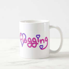 Clogging Liebe Stars Herz rosa Tasse