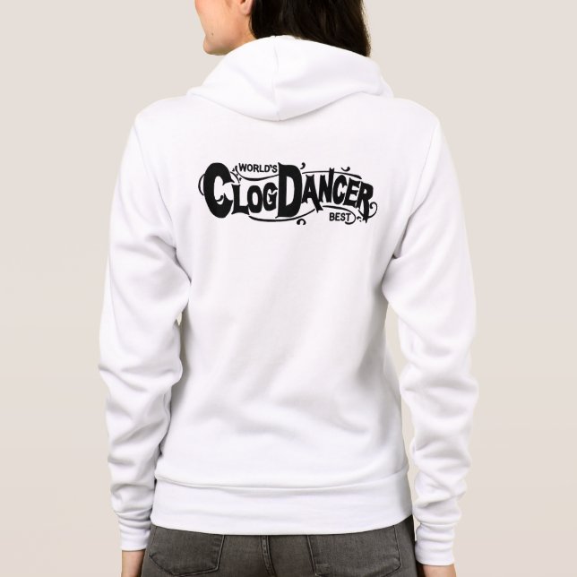 Clogging Vintag Clog Dancer Hoodie (Rückseite)