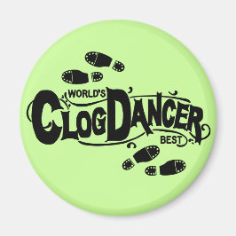 Clogging Vintag Clog Dancer Magnet