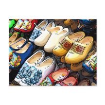 Clogs, Amsterdam, Niederlande/Holland - Postcard