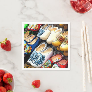 Clogs, Amsterdam, Niederlande - Paper Napkins Serviette