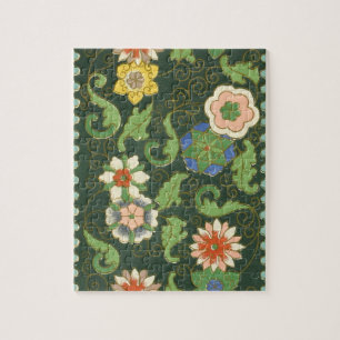 Cloisonne China Patter Asian Oriental Puzzle