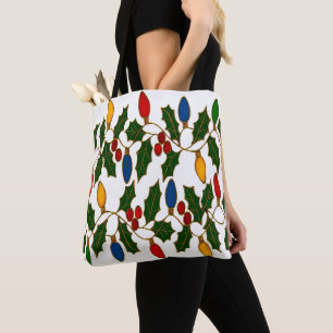 Cloisonne Kunst Weihnachtslichter und Stechpalme