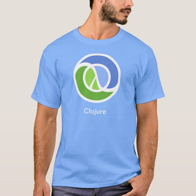 Clojure T, großes Logo T-Shirt (Vorderseite)