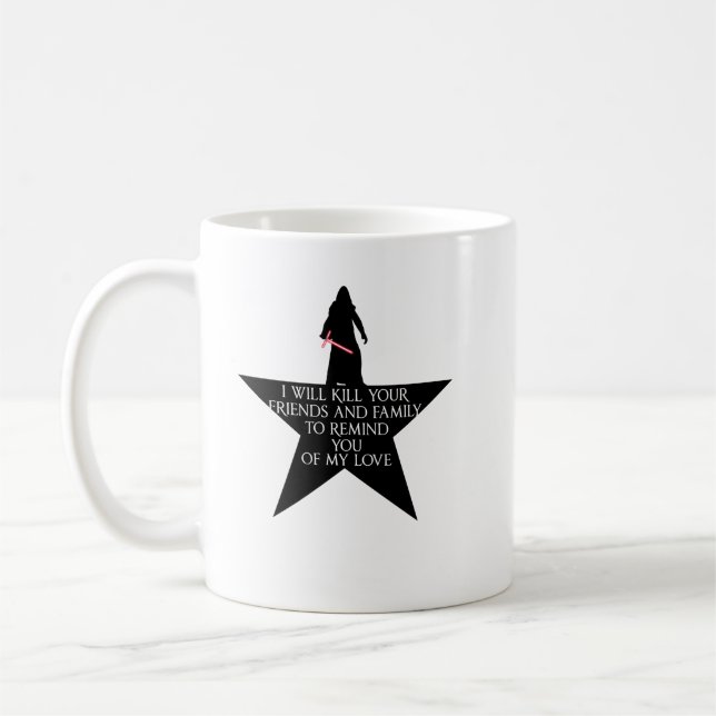 Clone 4 i wird Ihren Freund und Ihre Familie töten Kaffeetasse (Links)