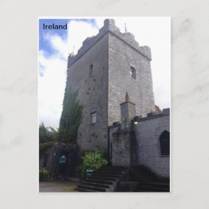Cloonacuneen Castle, Grafschaft Galway, Irland. Postkarte