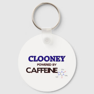 Clooney powered by Coffein Schlüsselanhänger