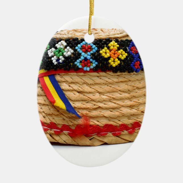 clop traditionellen Hut Keramikornament (Vorne)