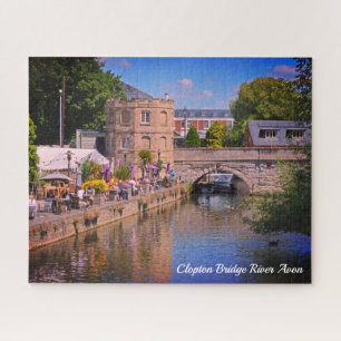 Clopton Bridge und Pub Stratford Upon Avon Puzzle