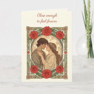 Close Enough, um sich für immer im Art Nouveau-Sti Karte