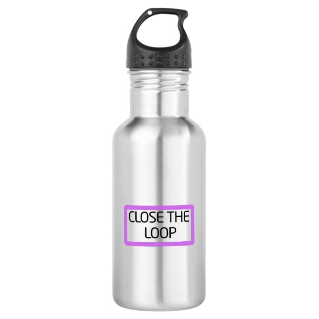 Close the Loop | Isolierte Sport-Wasserflasche Edelstahlflasche (Vorderseite)