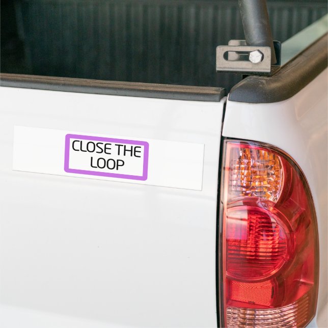 Close the Loop | Weatherproof Vinyl  Autoaufkleber (Auf Lkw)