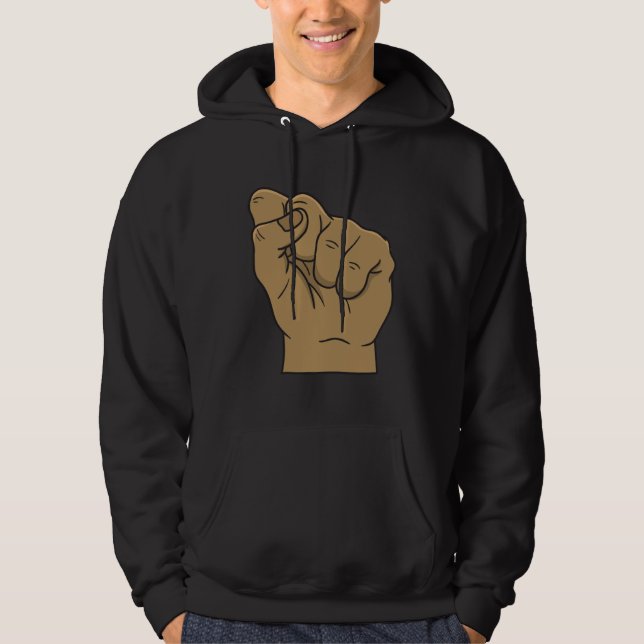Closed Fist Resistance Opposition Hoodie (Vorderseite)