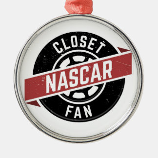 ClosetNASCARFan Verzierung Silbernes Ornament