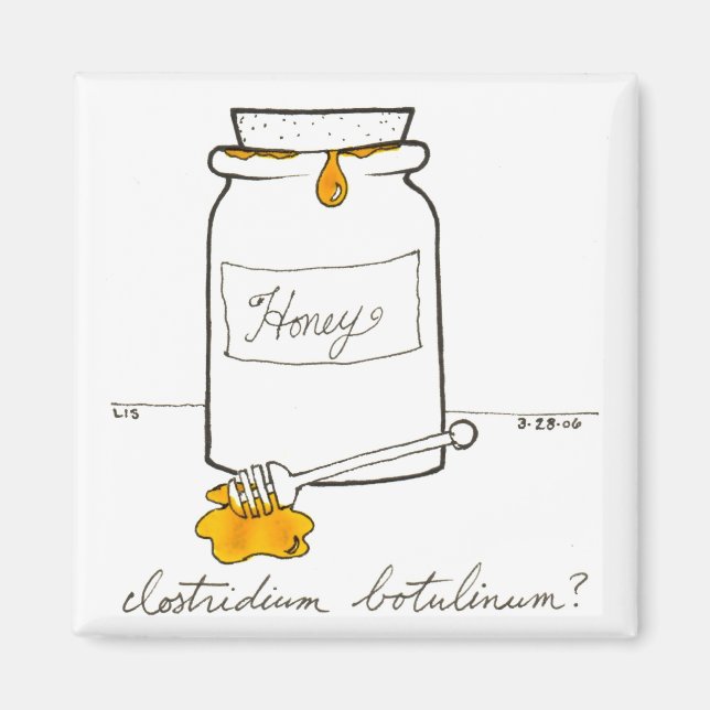 Clostridium Botulinum-Magnet Magnet (Vorne)