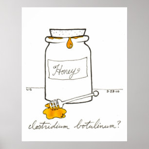 Clostridium Botulinum print Poster