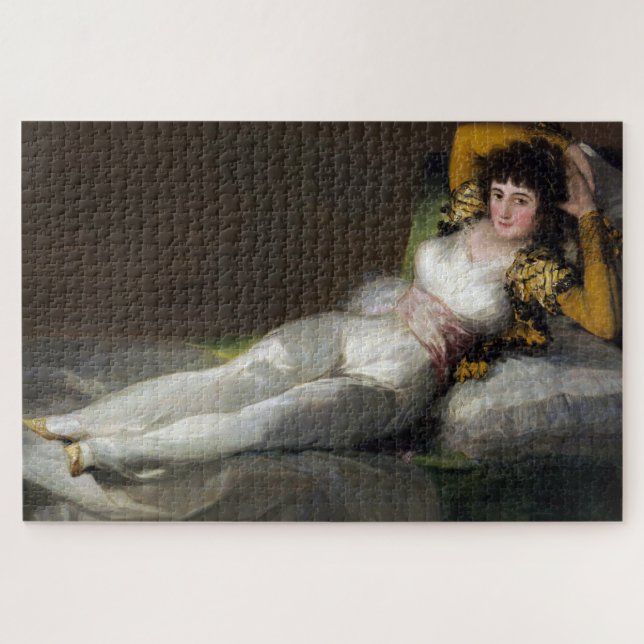 Clothed Maja (von Francisco Goya) Puzzle (Horizontal)