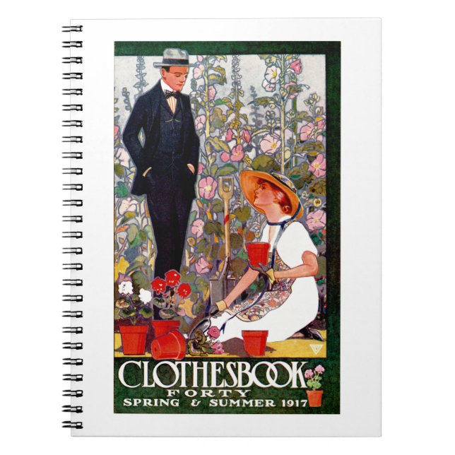 Clothesbook 40: Frühjahr und Sommer 1917 Notizblock (Vorderseite)