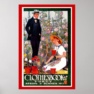 Clothesbook 40: Frühjahr und Sommer 1917 Poster