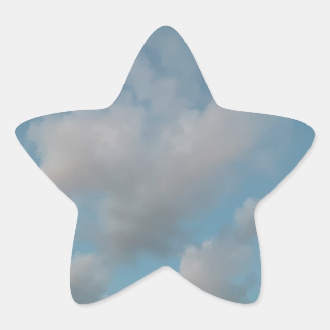 Cloud #21-Aufkleber Stern-Aufkleber (Vorderseite)