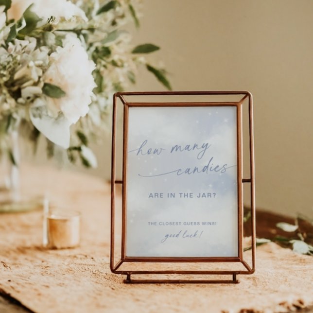 Cloud 9 Babydusche Wie viele Candies Spiel Poster (Von Creator hochgeladen)