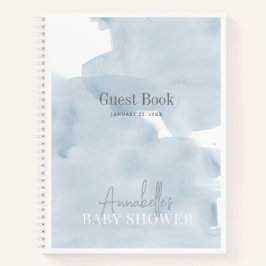 Cloud 9 Blue Sky Boy Baby Shooter Guest Book Notizbuch
