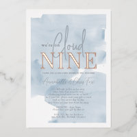 Cloud 9 Blue Sky Boy Baby Shower per Post