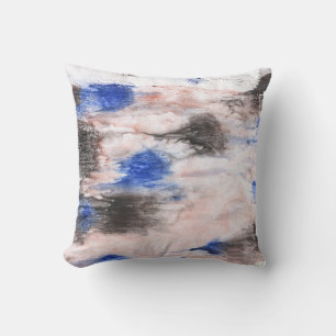 Cloud-Abstraktion. Abstrakter Aquarellhintergrund Kissen