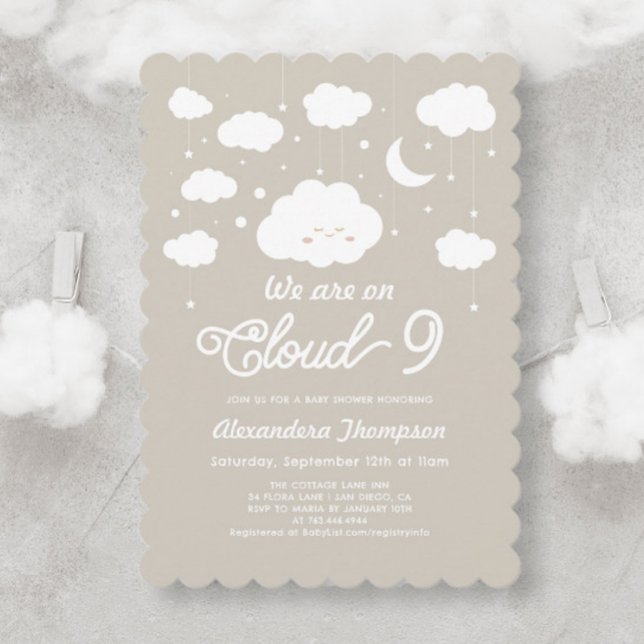 Cloud Baby Dusche Einladung (Von Creator hochgeladen)