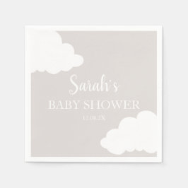Cloud Baby Dusche Napkins Serviette