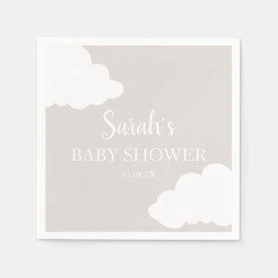 Cloud Baby Dusche Napkins Serviette