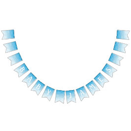 Cloud Baby Showbläschen Wimpelkette