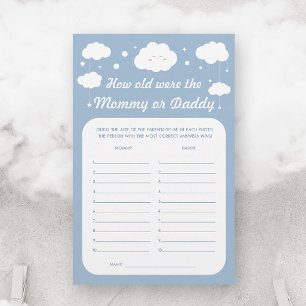Cloud Baby Showroom Guess Age Mommy Daddy Blue