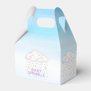 Cloud Baby Sprinkblauer Wasserfarbe danke Geschenkschachtel