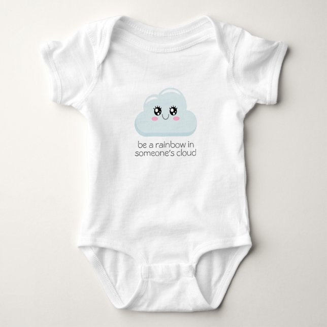 Cloud Baby Strampler (Vorderseite)