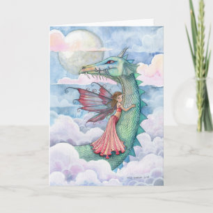 Cloud Busting Fairy Dragon Karte von Molly Harriso