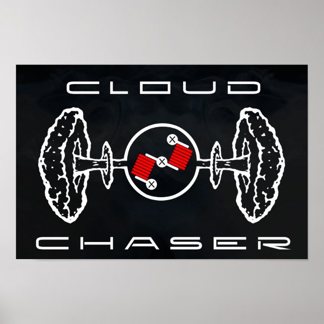 Cloud Chaser Poster Black (Vorne)