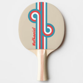Cloud Chaser Stripe Loop mit Namen Tischtennis Schläger