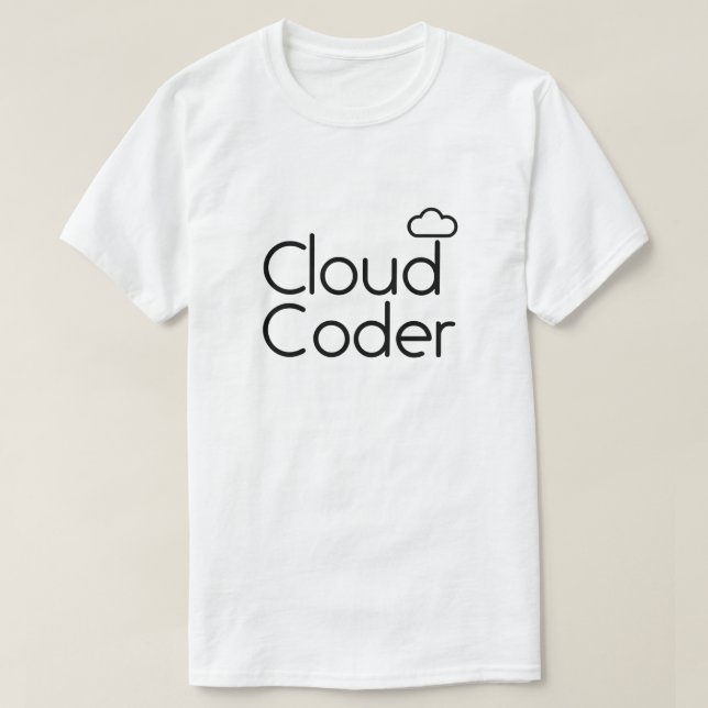 Cloud Coder T - Shirt (Design vorne)