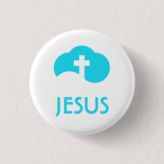 Cloud Cross Button (Vorderseite)