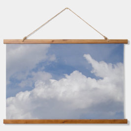 Cloud Dreamer Wood Toppped Wall Tapestry Wandteppich Mit Holzrahmen