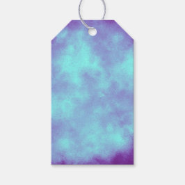 Cloud Effect – Purple & Blue Gift Tags Geschenkanhänger