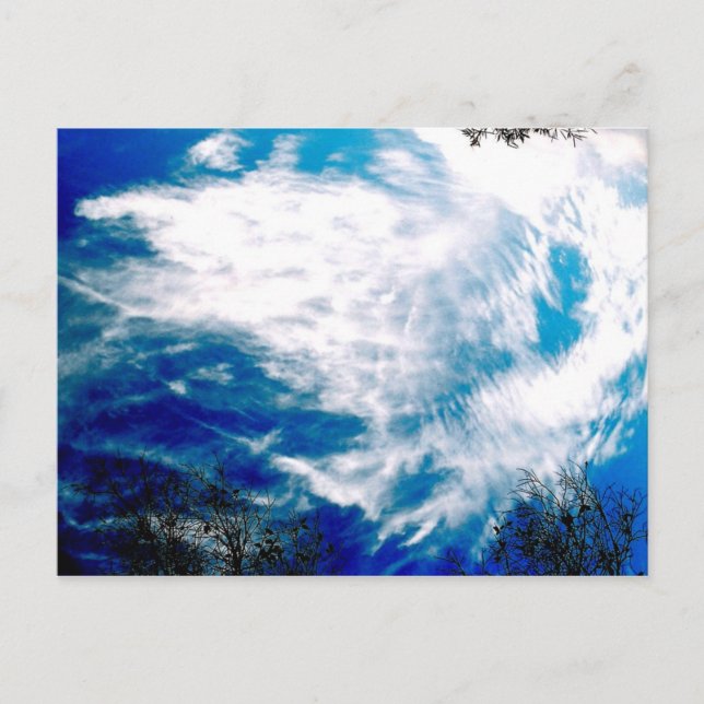 Cloud-Erkundung Postkarte (Vorderseite)
