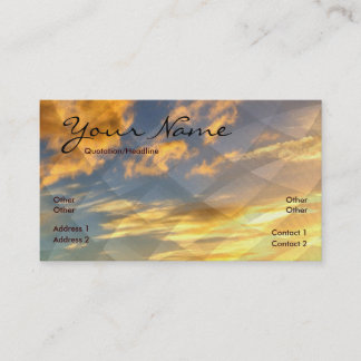 Cloud Fantasy Business Card Visitenkarte