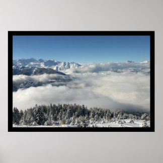 Cloud Forest Weihnachten Poster