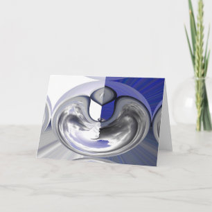 Cloud-Formen Feiertagskarte