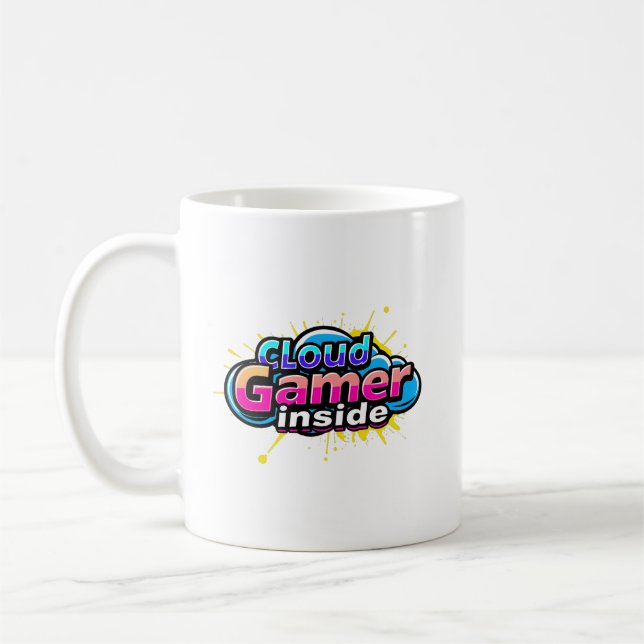 Cloud Gamers Kaffeetasse (Links)