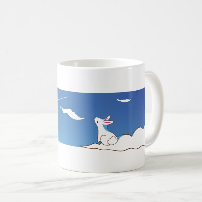 Cloud Gazing Sky Bunny Tasse (VorderseiteRechts)