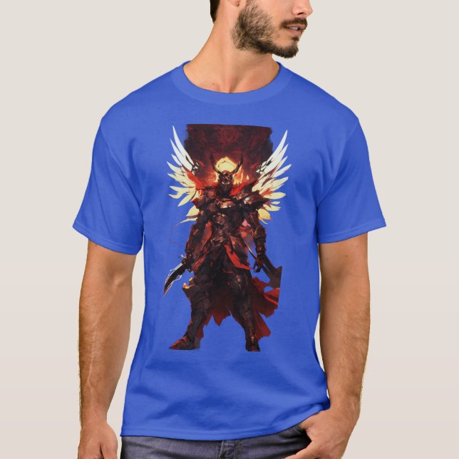 "Cloud Guardian: Der Angel des digitalen Teufels" T-Shirt (Vorderseite)