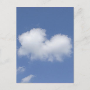 Cloud Heart Flat Card Postkarte